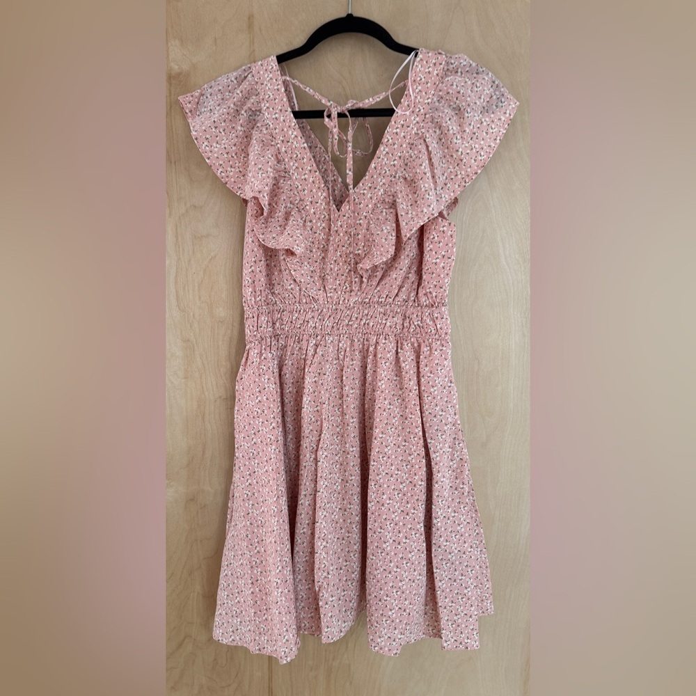 Heyson Pink Floral Dress: Small - Picture 6 of 13